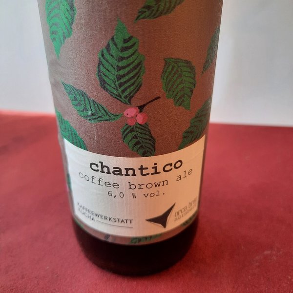 chantico coffee brown ale 6,00%Vol 0,33l