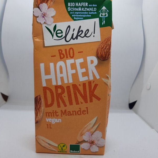 Bio Hafer Drink mit Mandel  1 L Tetra