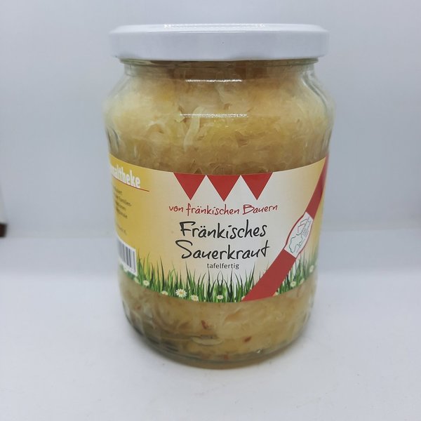 fränkische Sauerkraut tafelfertig 720ml