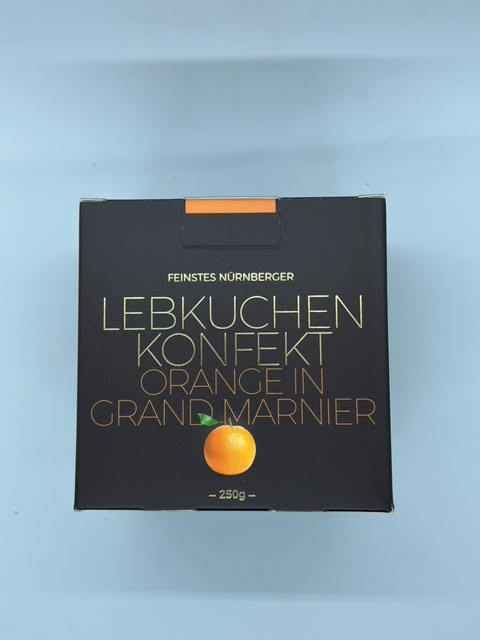 Lebkuchen Konfekt Grand Marnier Orange